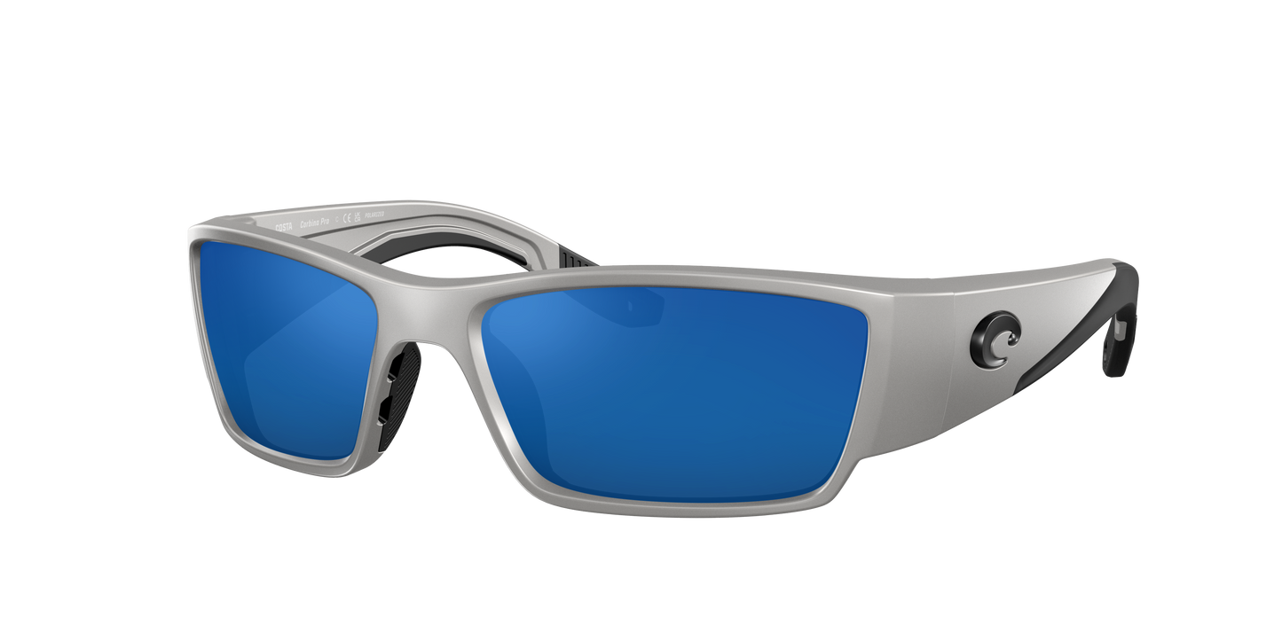 SILVER METALLIC, Blue Mirrored-Polarized, Costa