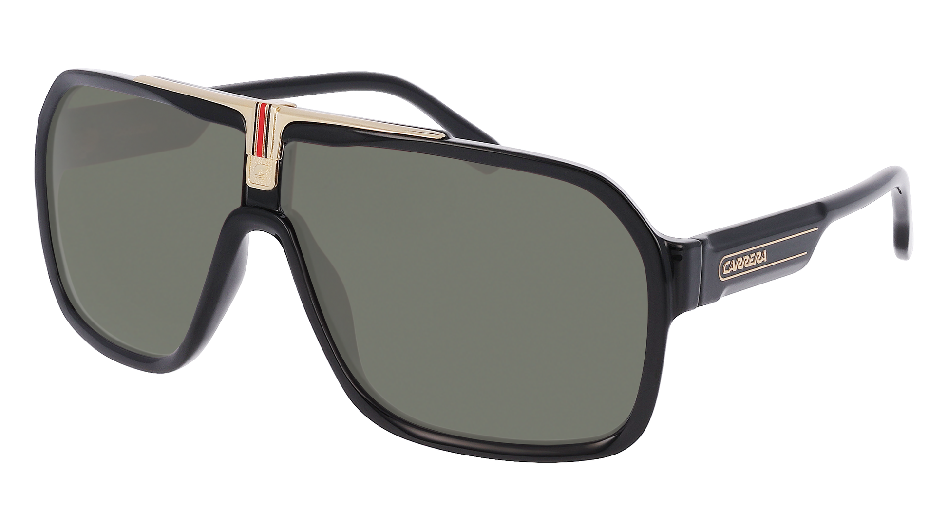 Matte Black, Green-Polarized
