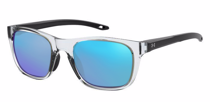 Crystal, Blue-Mirrored