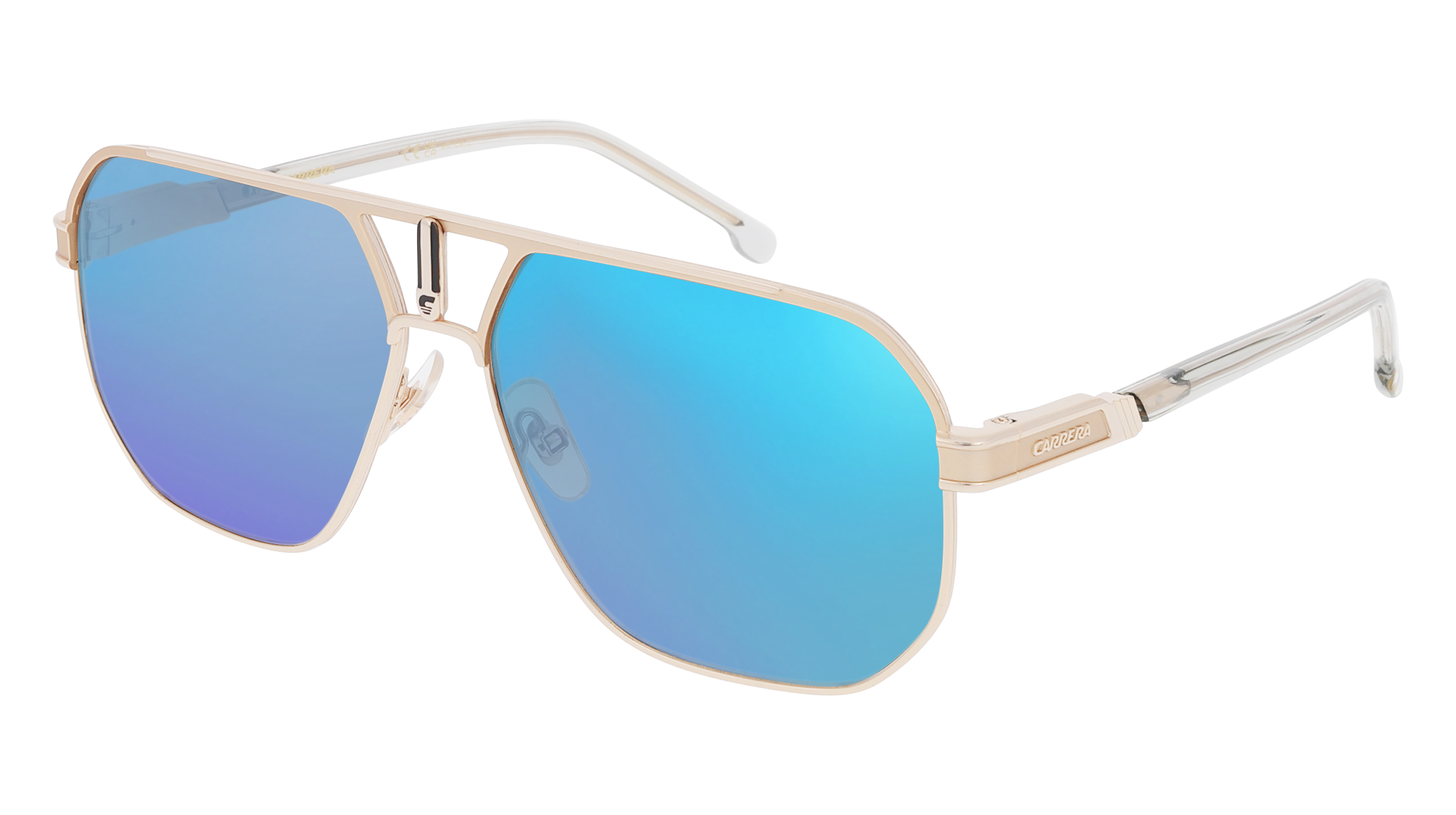Gold, Blue-Mirrored