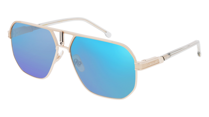 Gold, Blue-Mirrored