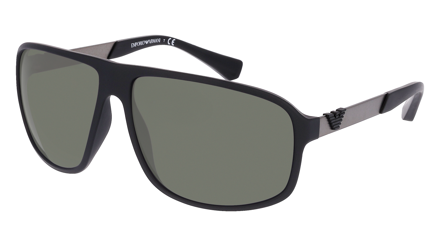 Rubber Black, Green-Polarized