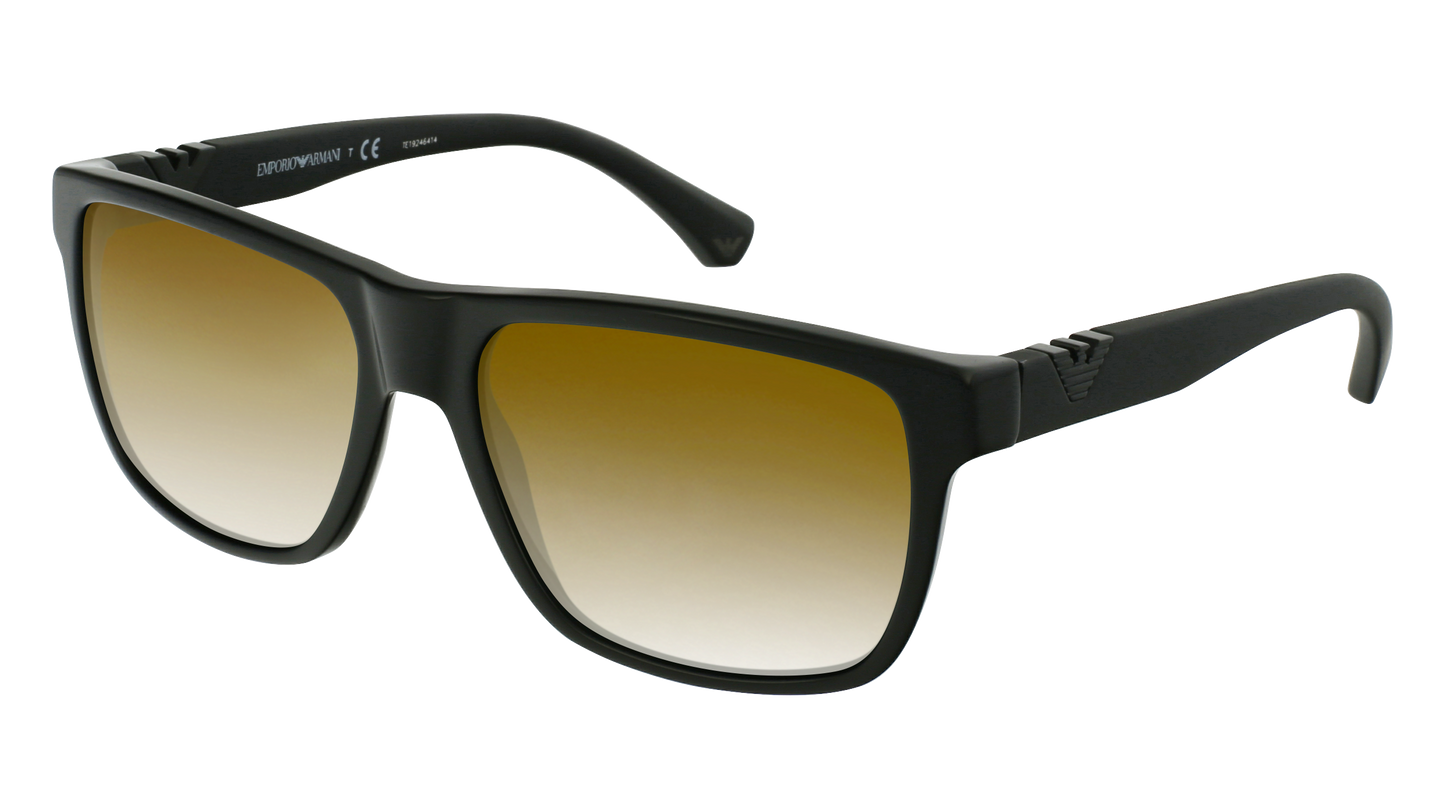 Shiny Black, Brown Gradient