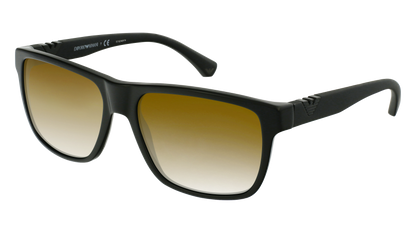 Shiny Black, Brown Gradient