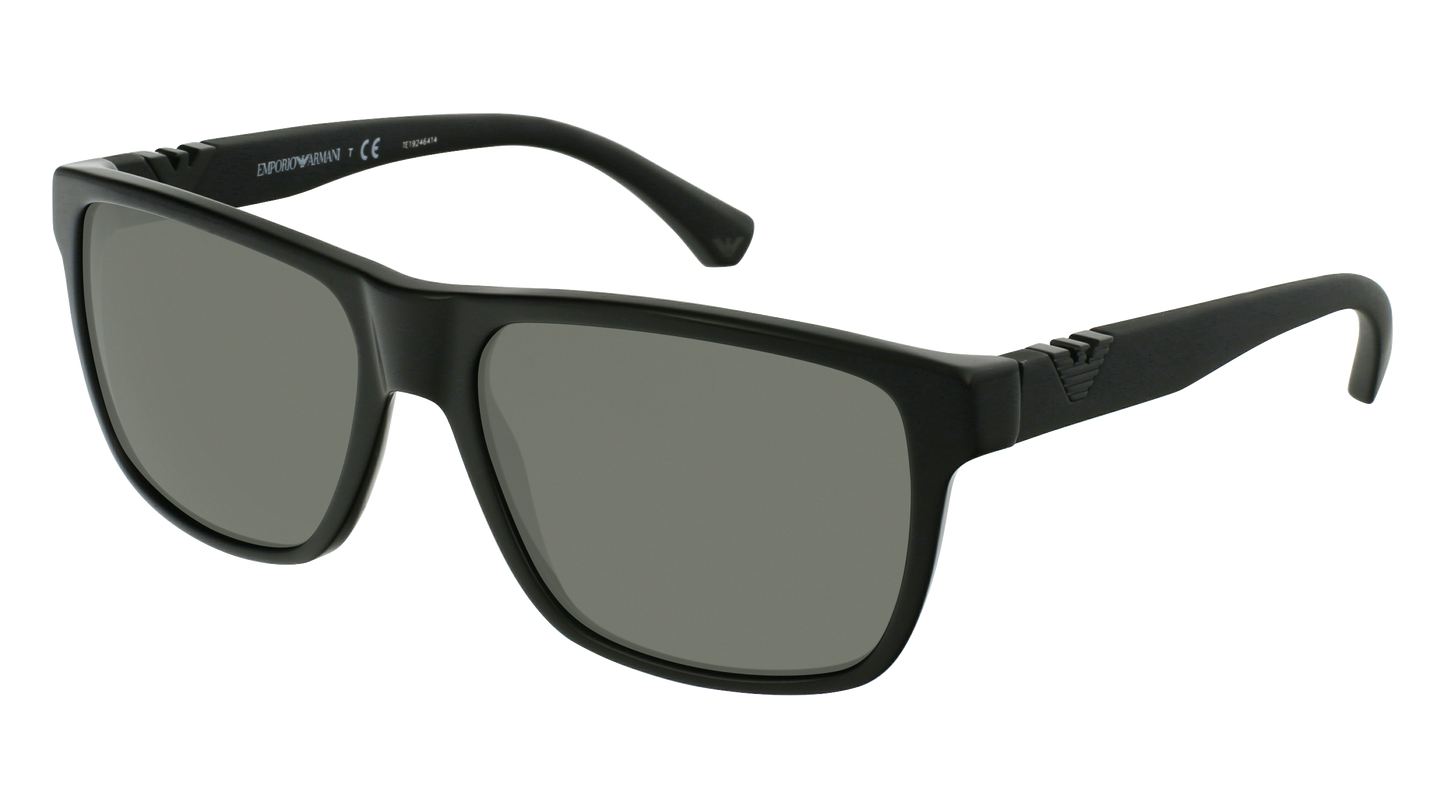 Shiny Black, Green-Polarized