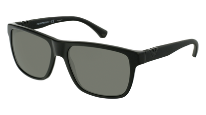 Shiny Black, Green-Polarized