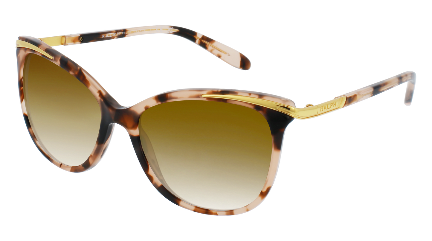 Shiny Pink Tortoise & Gold, Brown Gradient