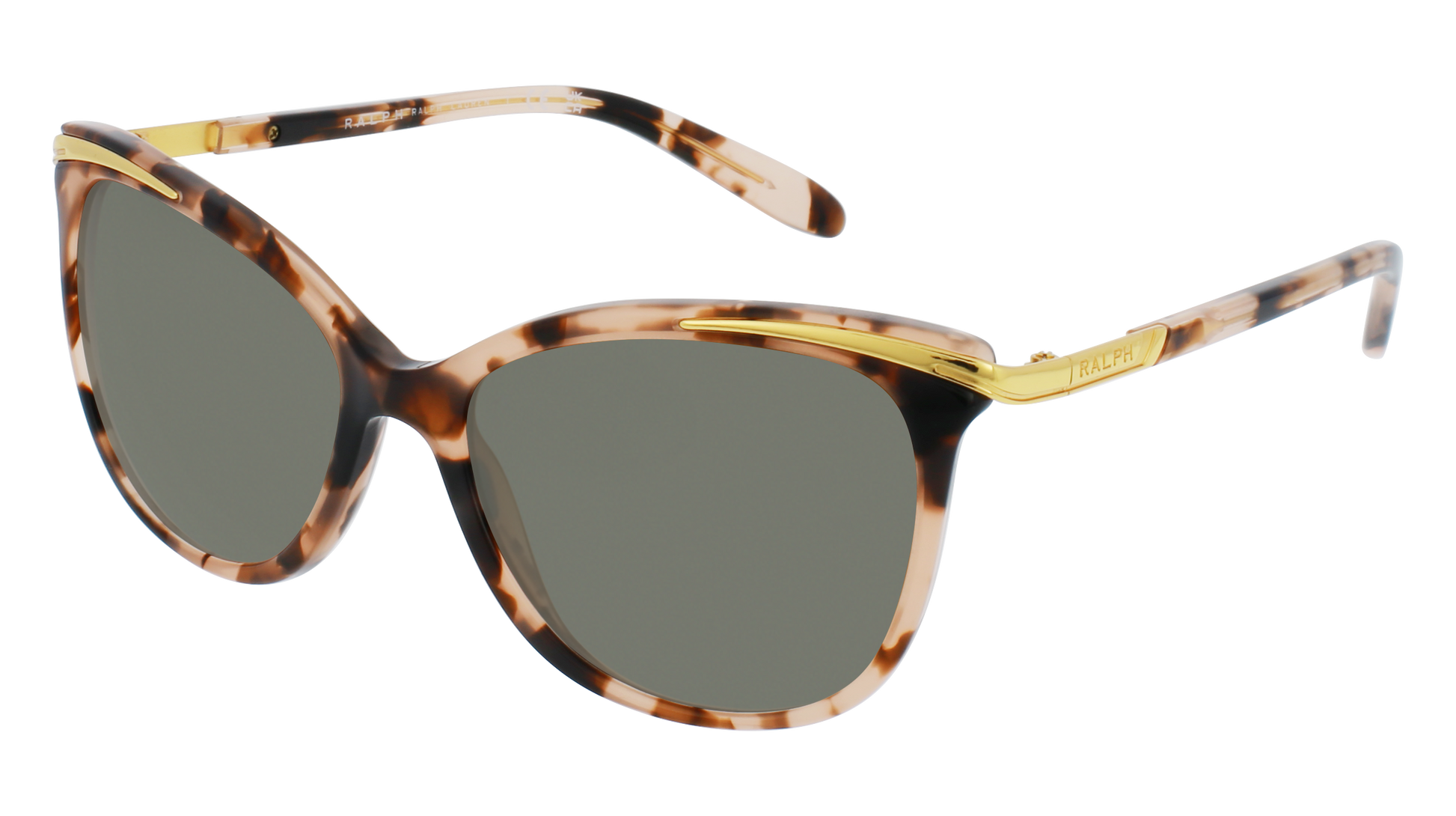 Shiny Pink Tortoise & Gold, Green