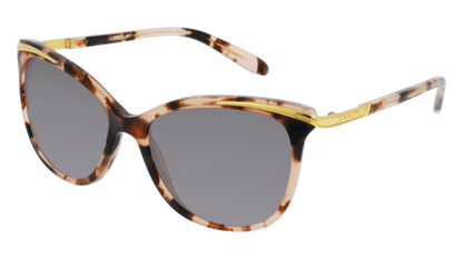 Shiny Pink Tortoise & Gold, Grey-Polarized