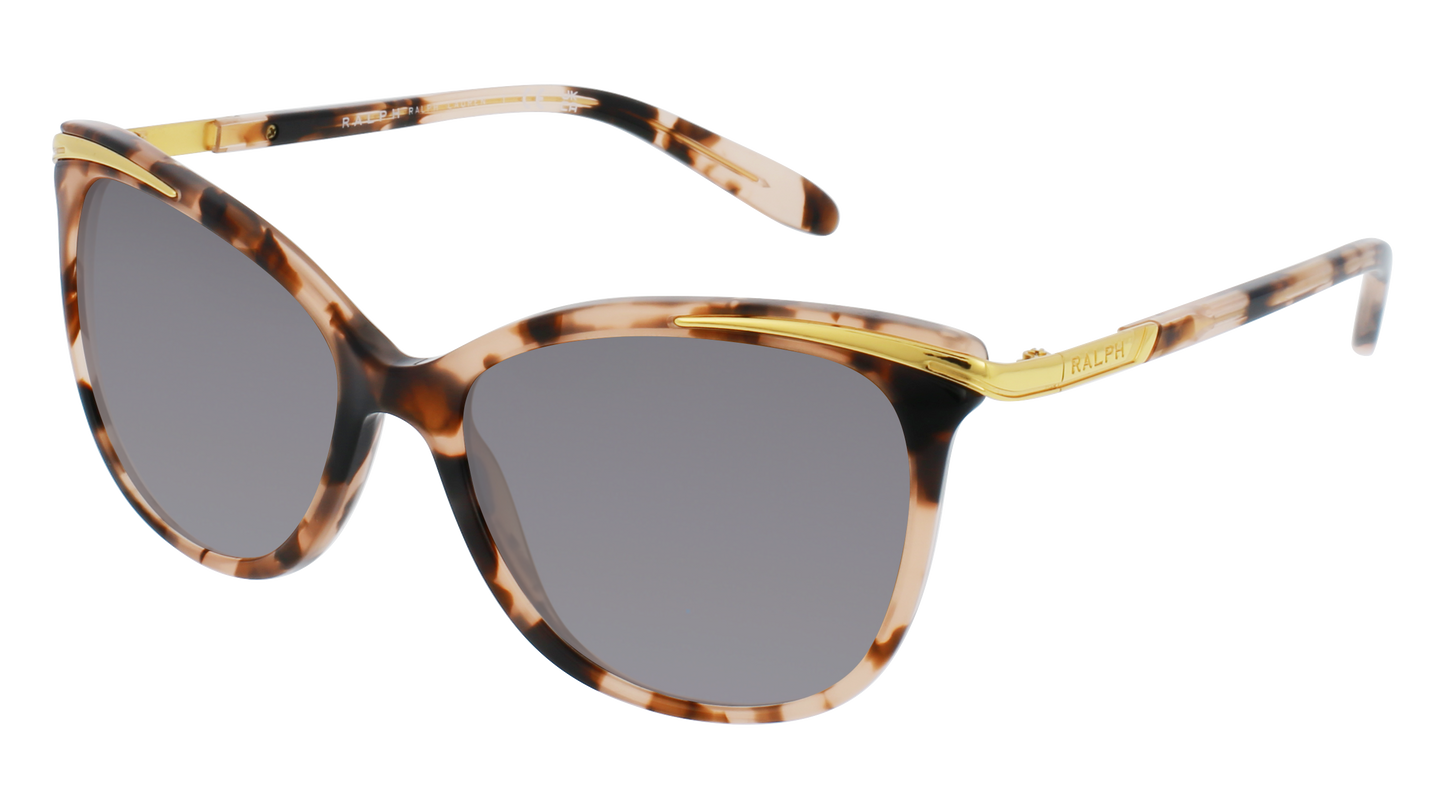 Shiny Pink Tortoise & Gold, Grey