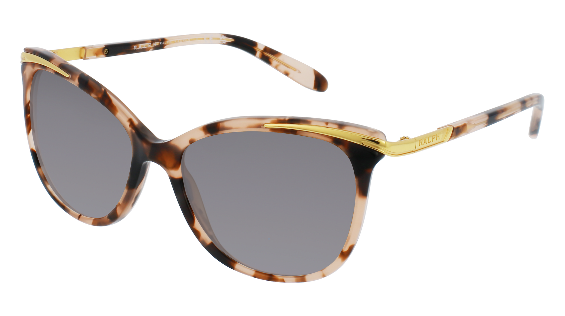 Shiny Pink Tortoise & Gold, Grey