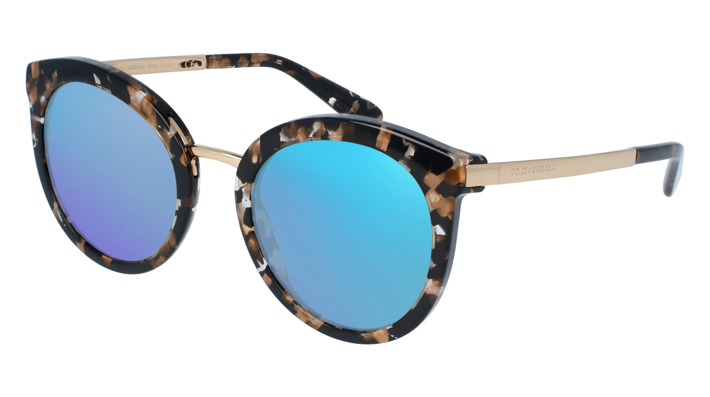 Cube Black/Gold, Blue-Mirrored