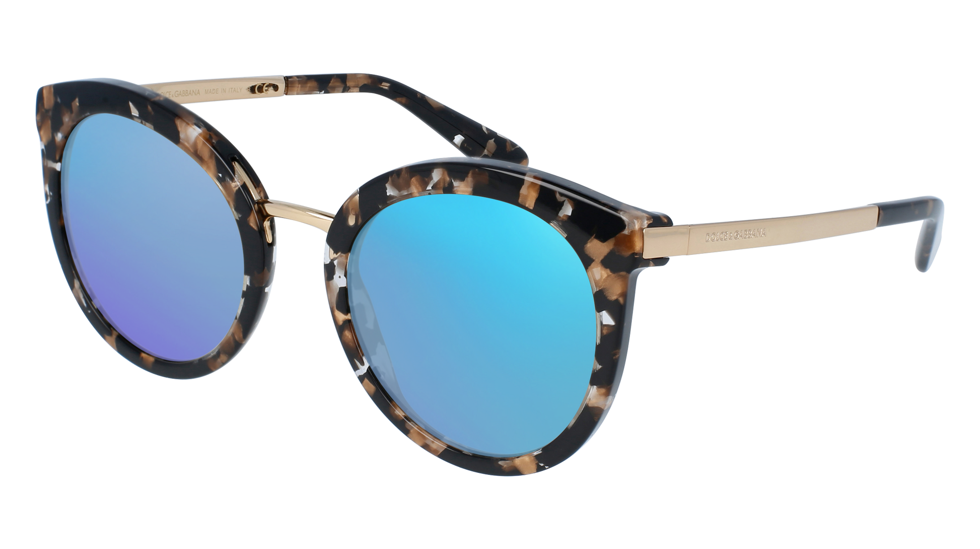 Cube Black/Gold, Blue-Mirrored