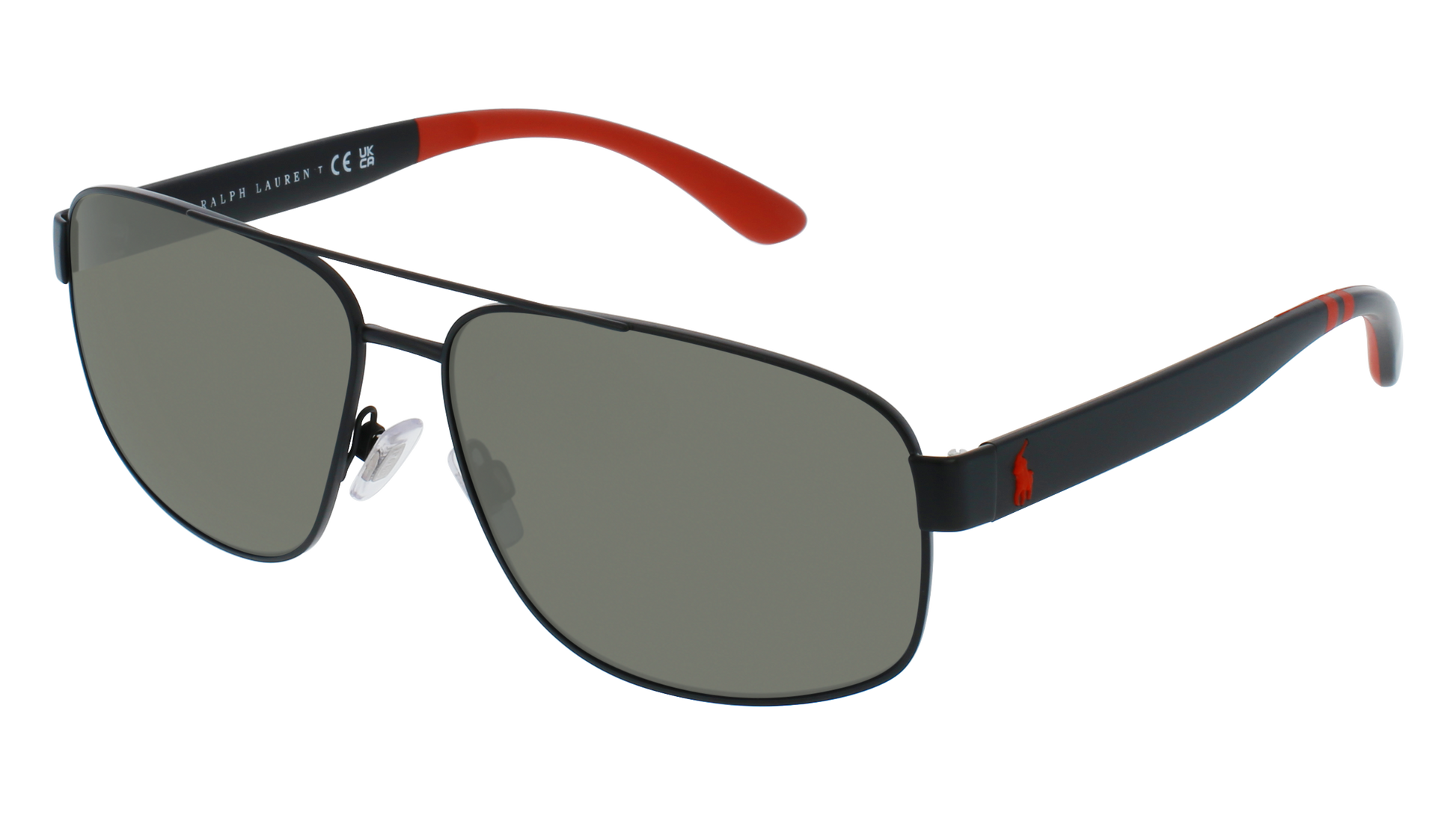 Matte Black, Green-Polarized