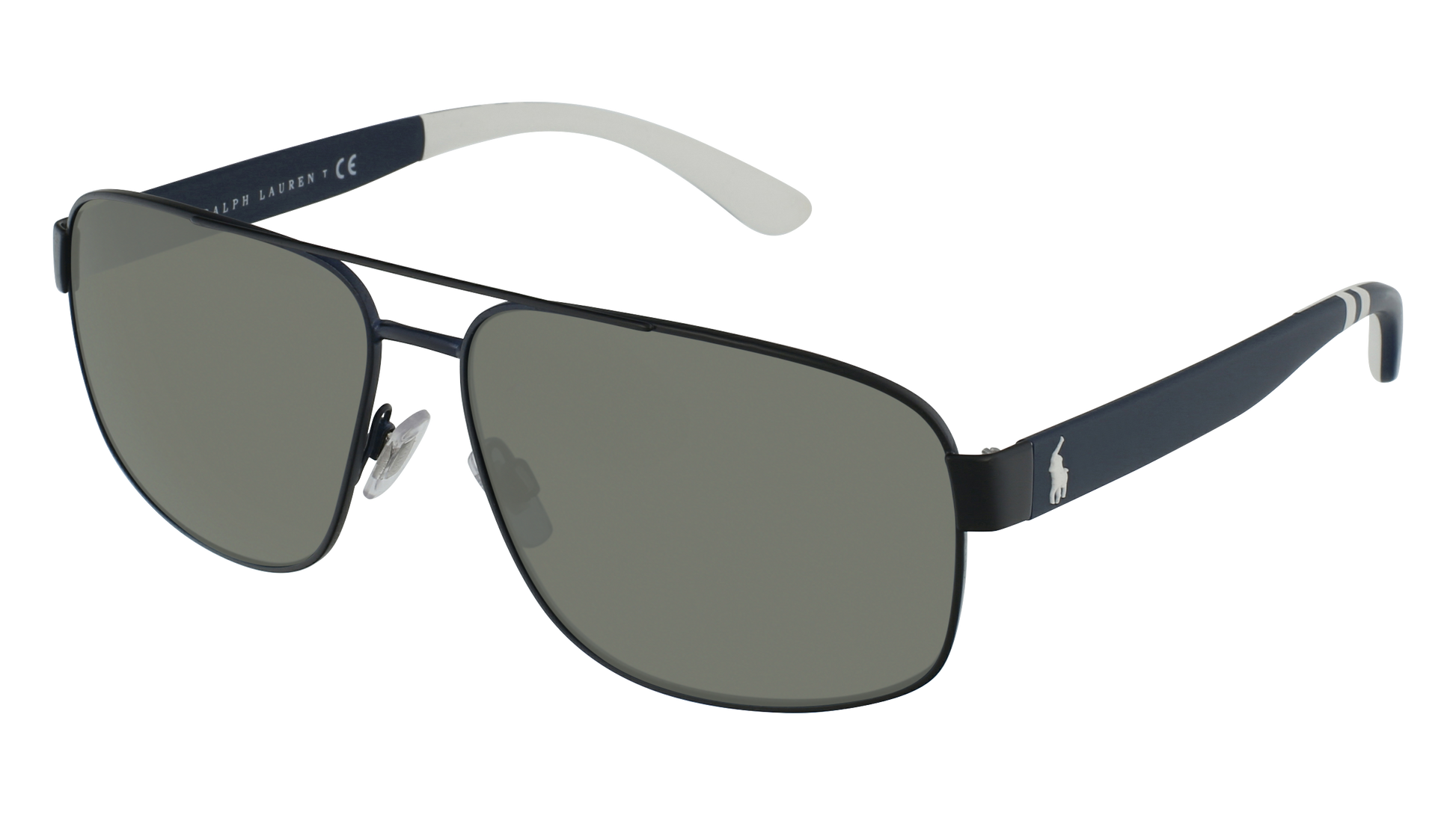 Matte Navy Blue, Green-Polarized