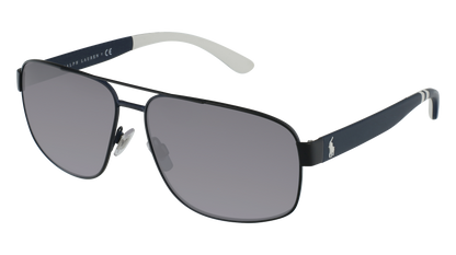 Matte Navy Blue, Grey-Polarized