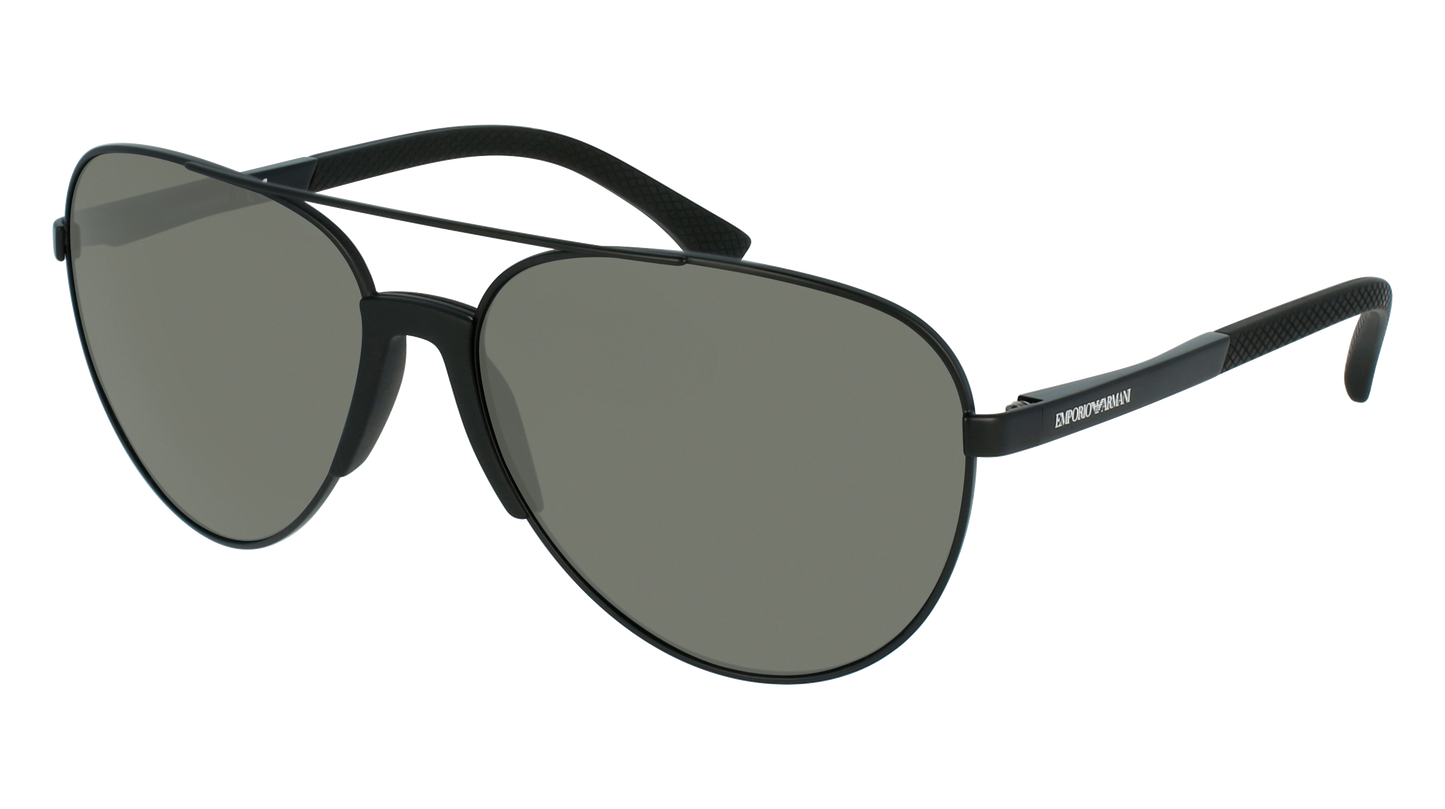 Matte Black, Green-Polarized