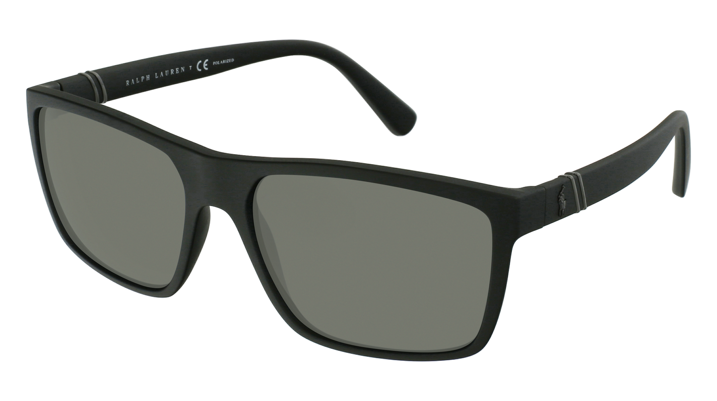 Matte Black, Green-Polarized