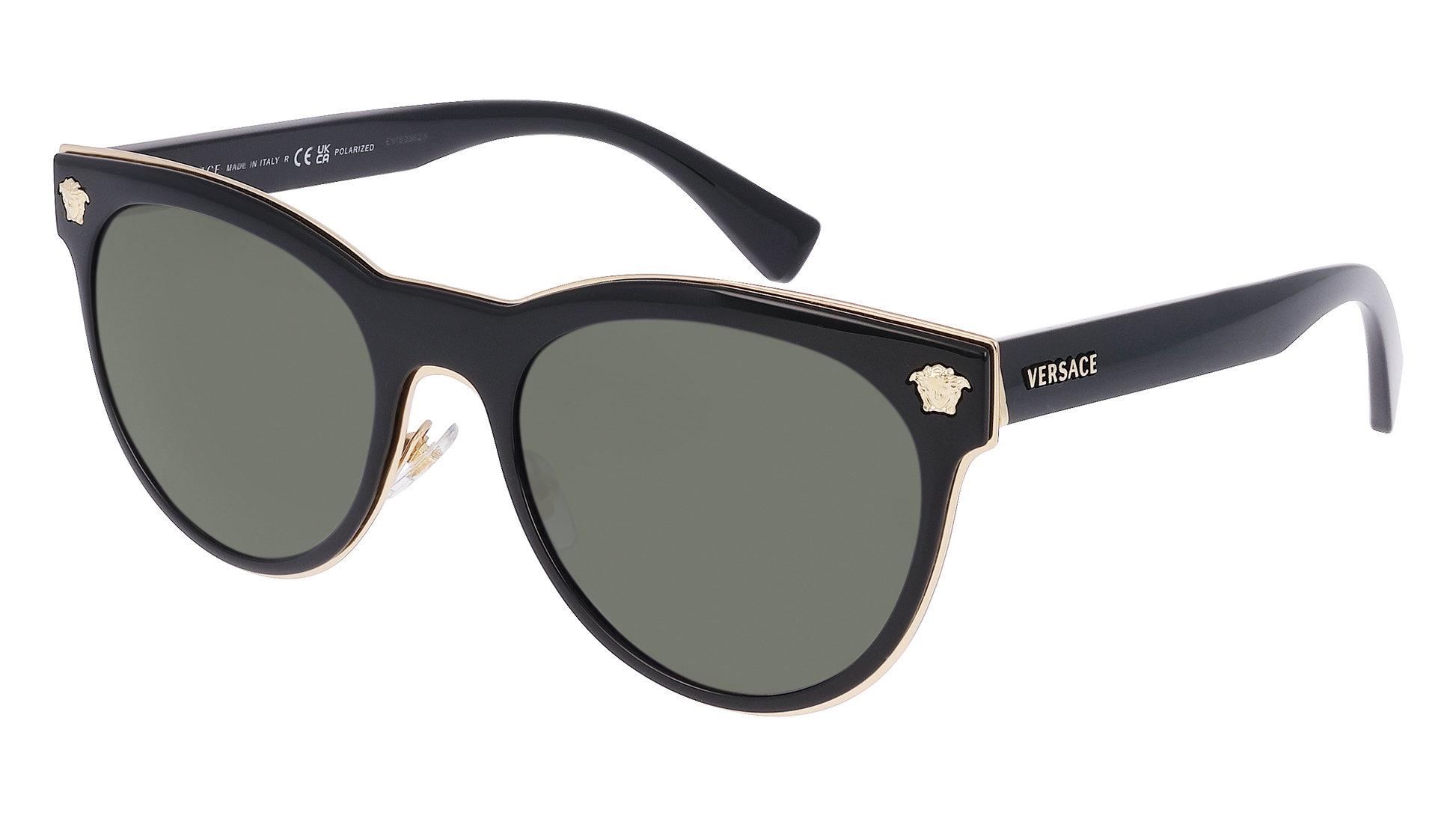 Black, Green-Polarized