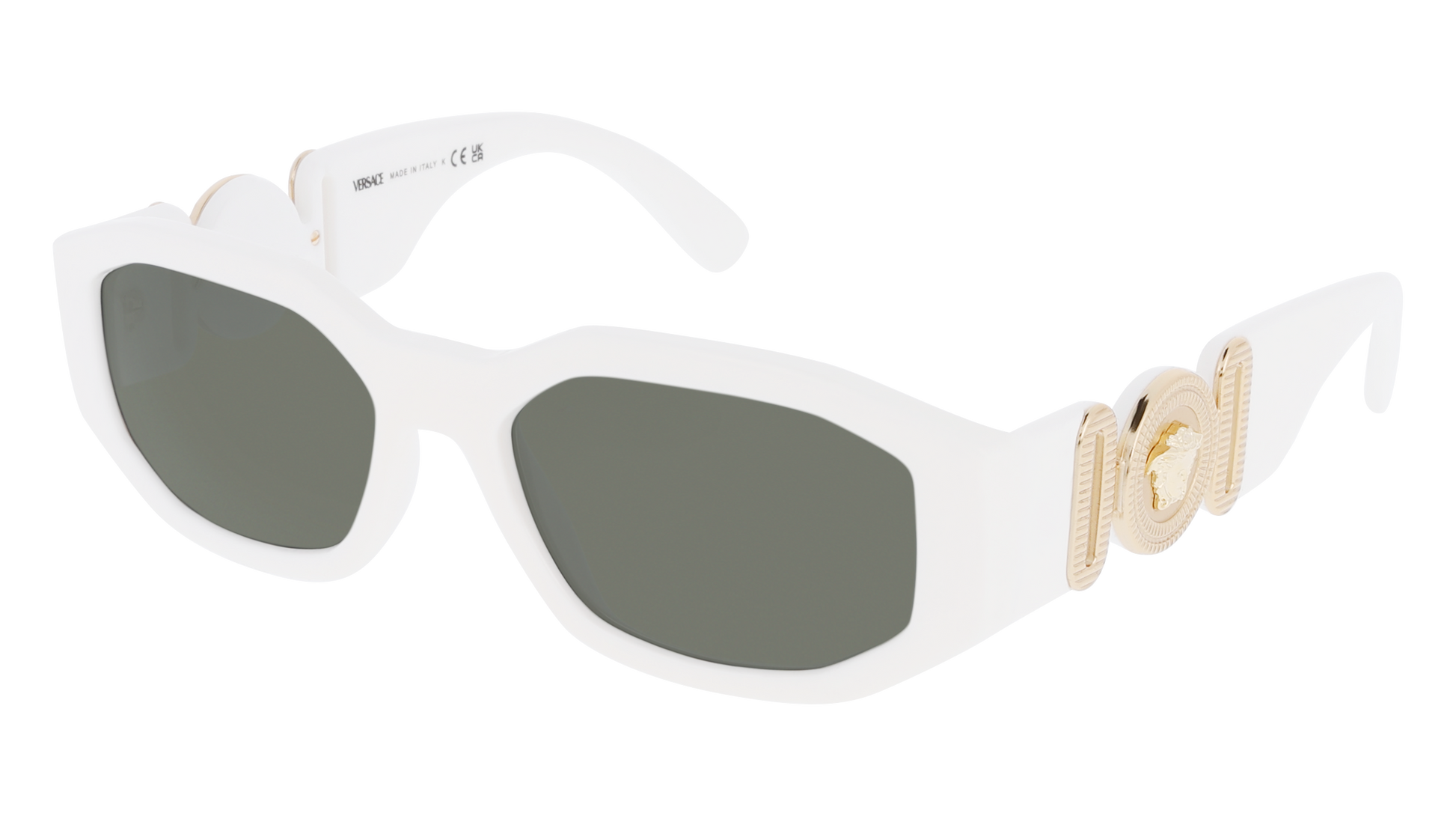White, Green-Polarized