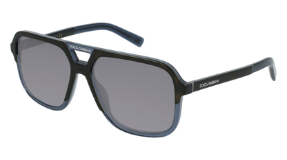 Havana Transparent Blue, Grey