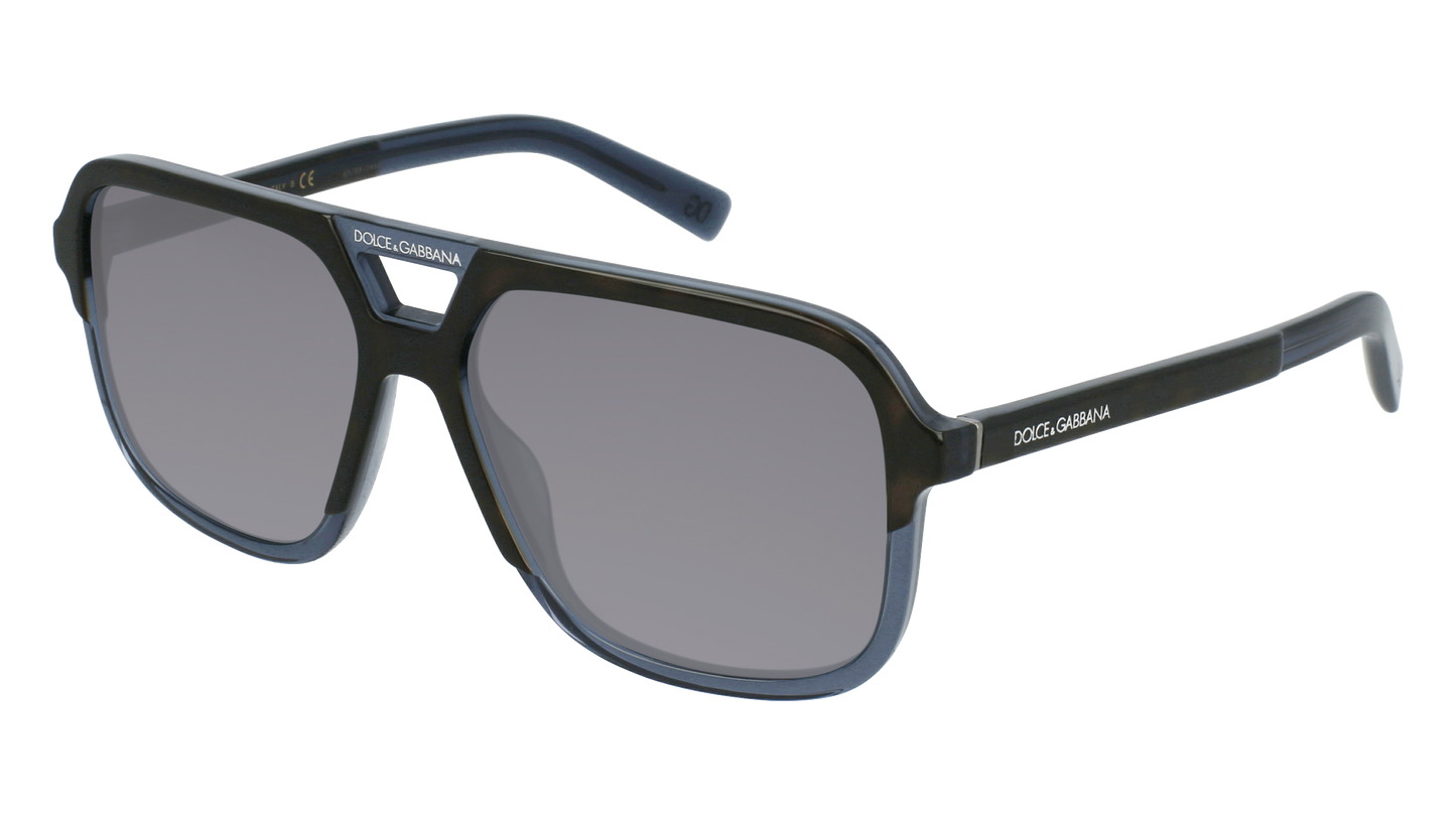 Havana Transparent Blue, Grey-Polarized