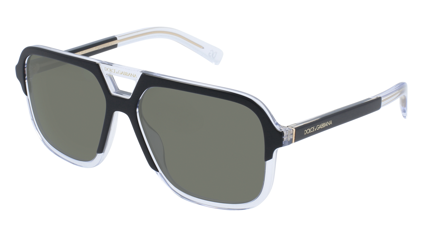 Top Black On Crystal, Green-Polarized