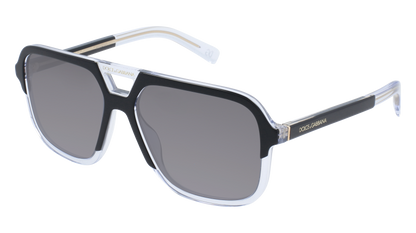 Top Black On Crystal, Grey