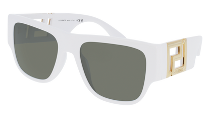 White, Green-Polarized