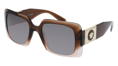 Transparent Brown Gradient, Grey