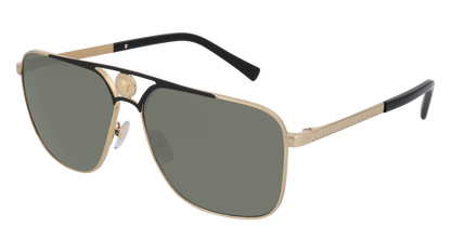 Gold/Matte Black, Green-Polarized