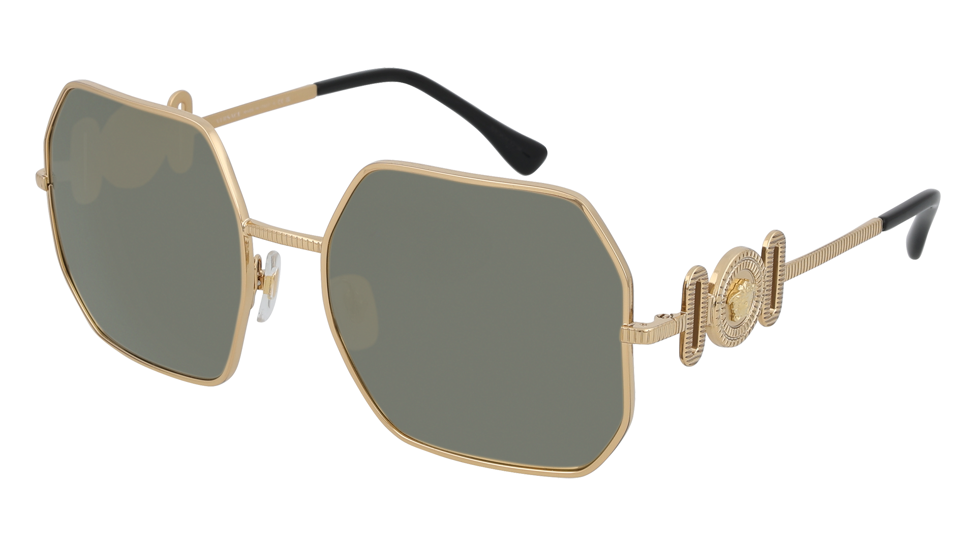 Gold, Green-Polarized