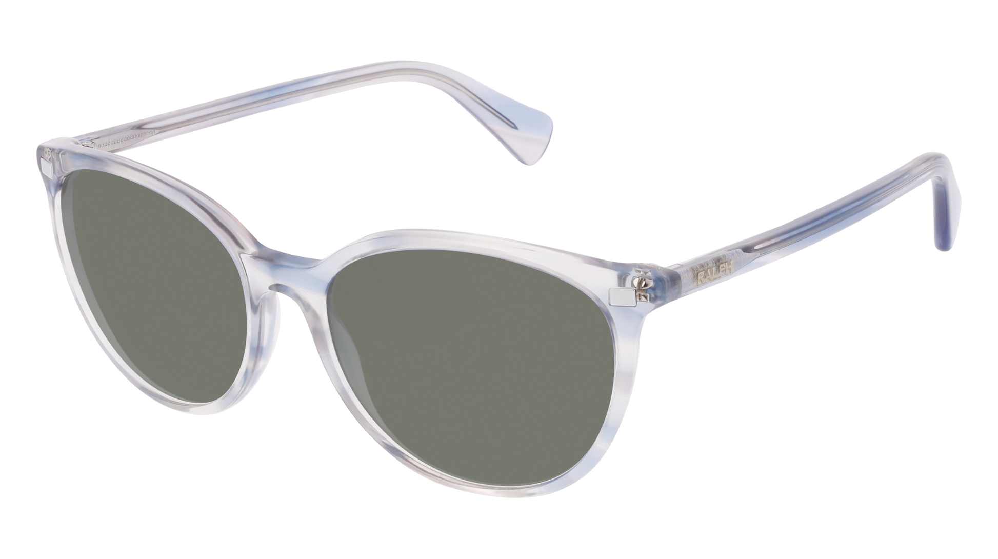 Shiny Striped Blue Brown, Green-Polarized