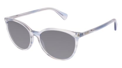 Shiny Striped Blue Brown, Grey-Polarized