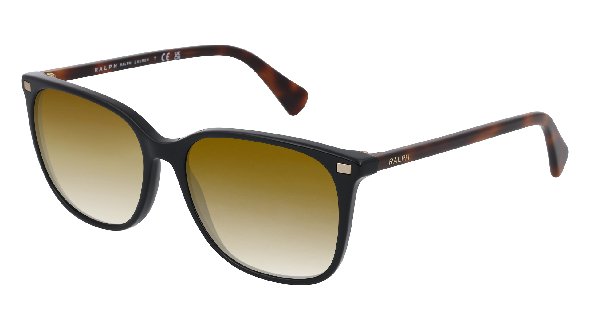 Shiny Black, Brown Gradient