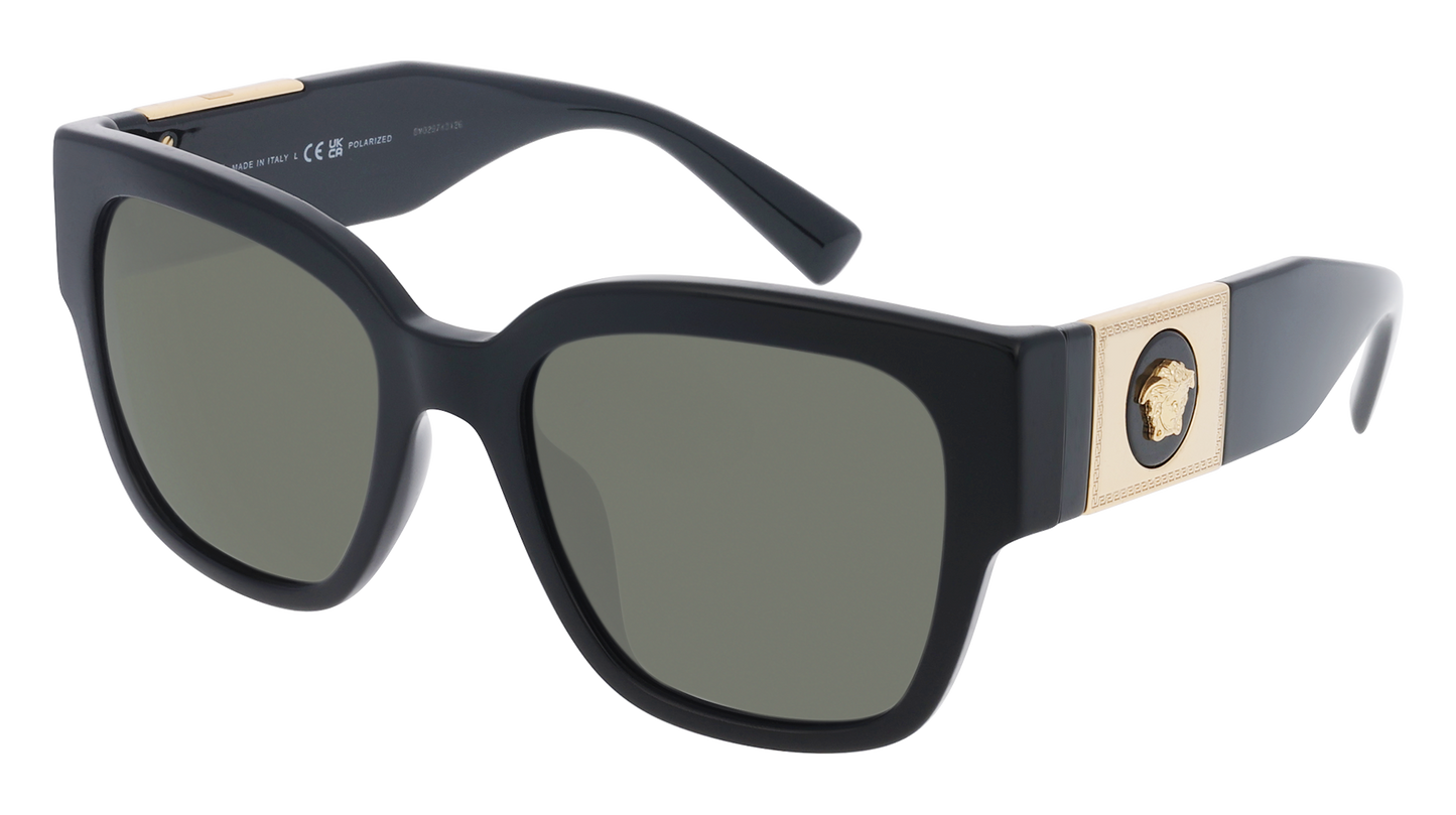 Black, Green-Polarized