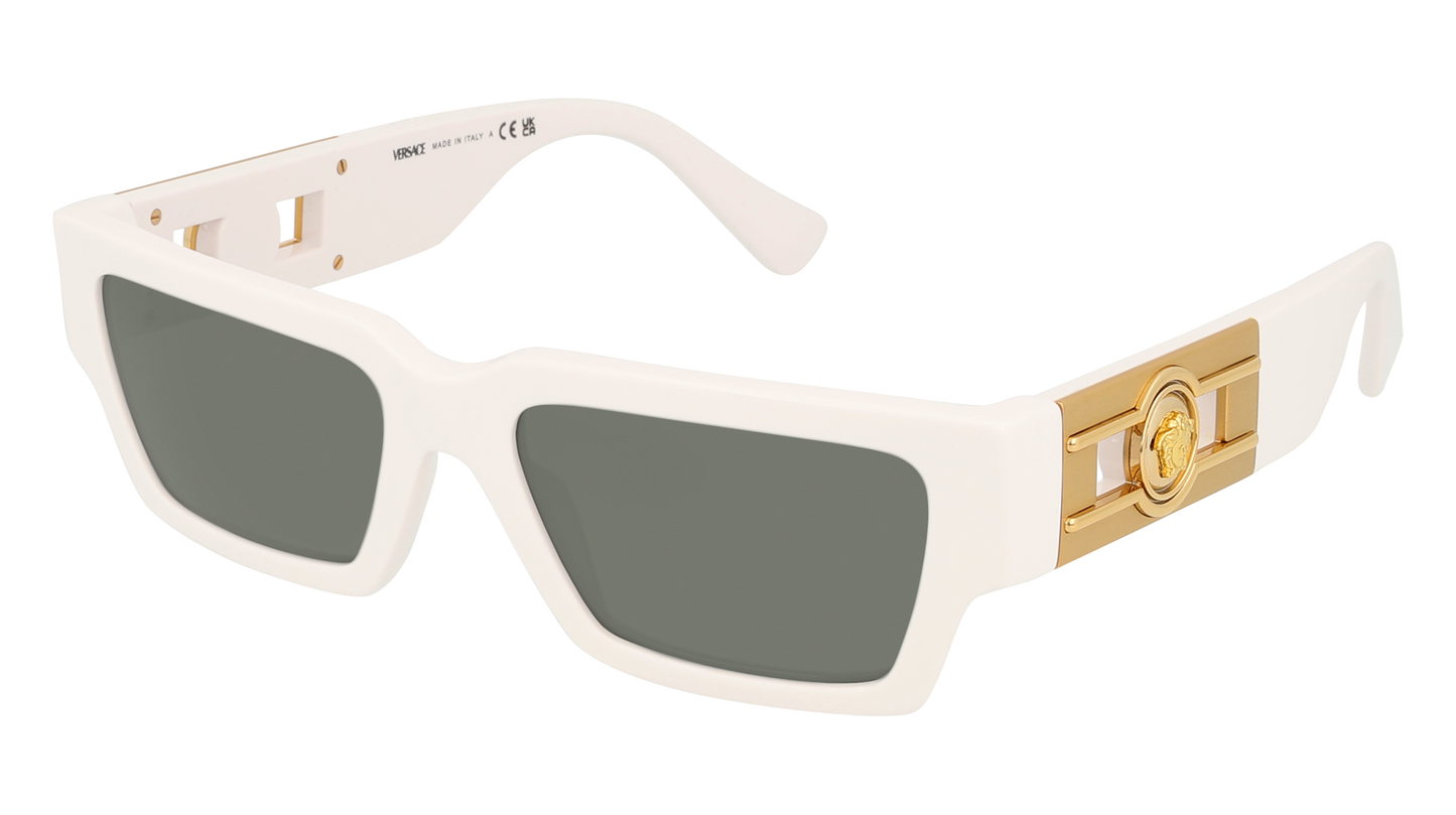 White, Green-Polarized