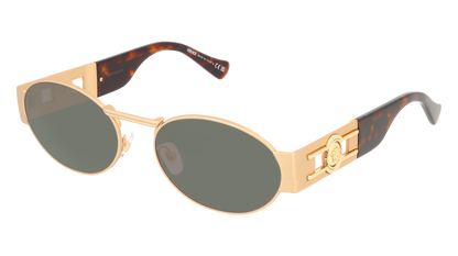 Matte Gold, Green-Polarized