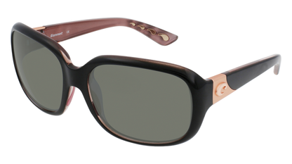 SHINY BLACK HIBISCUS, Green-Polarized