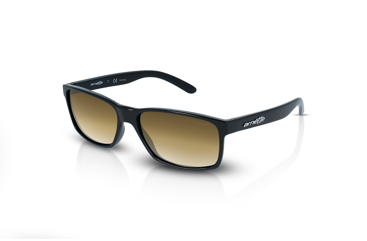 Shiny Black	, Brown Gradient