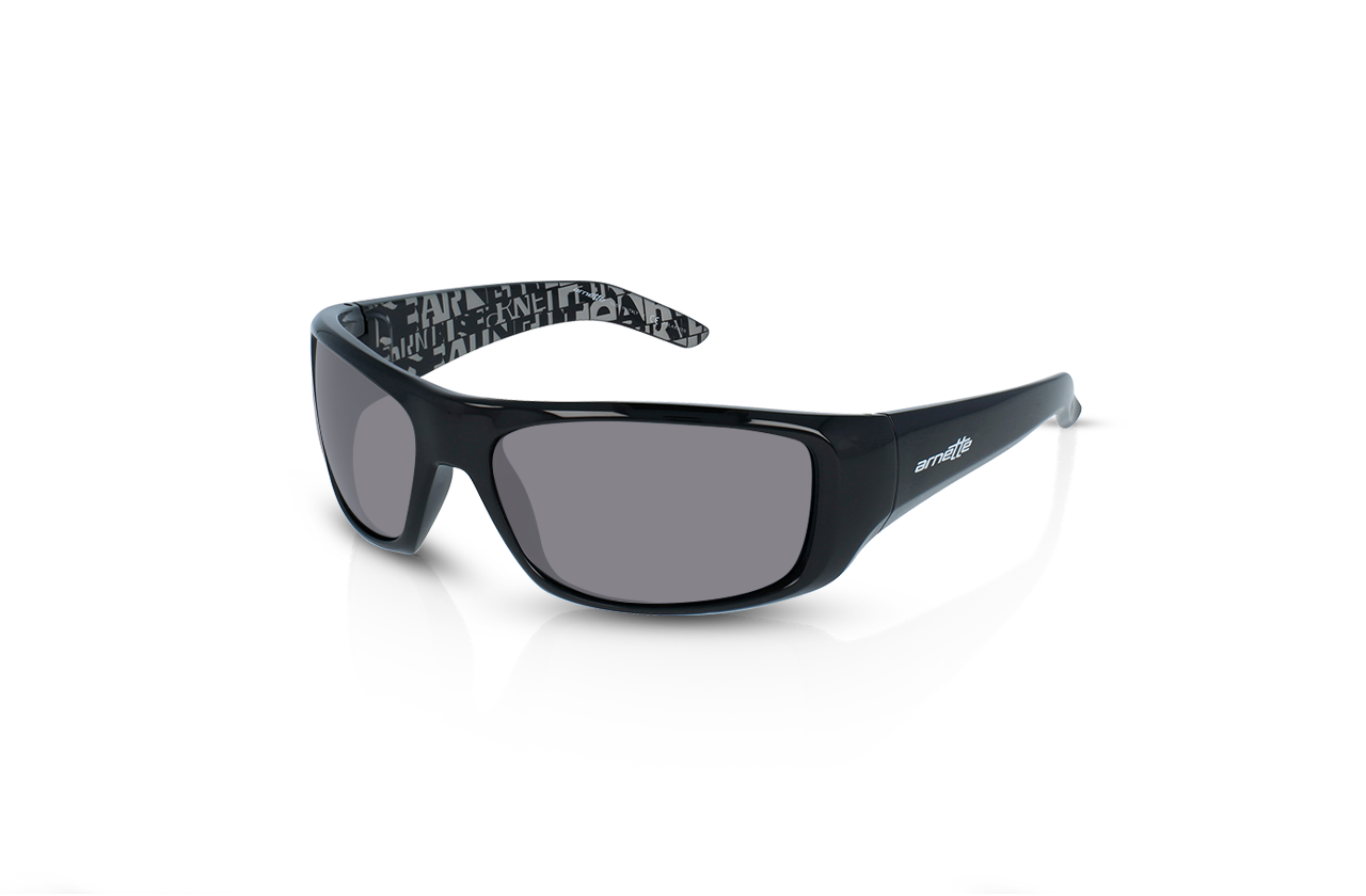 Shiny Black, Grey-Polarized