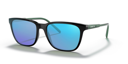 Black, Blue-Mirrored