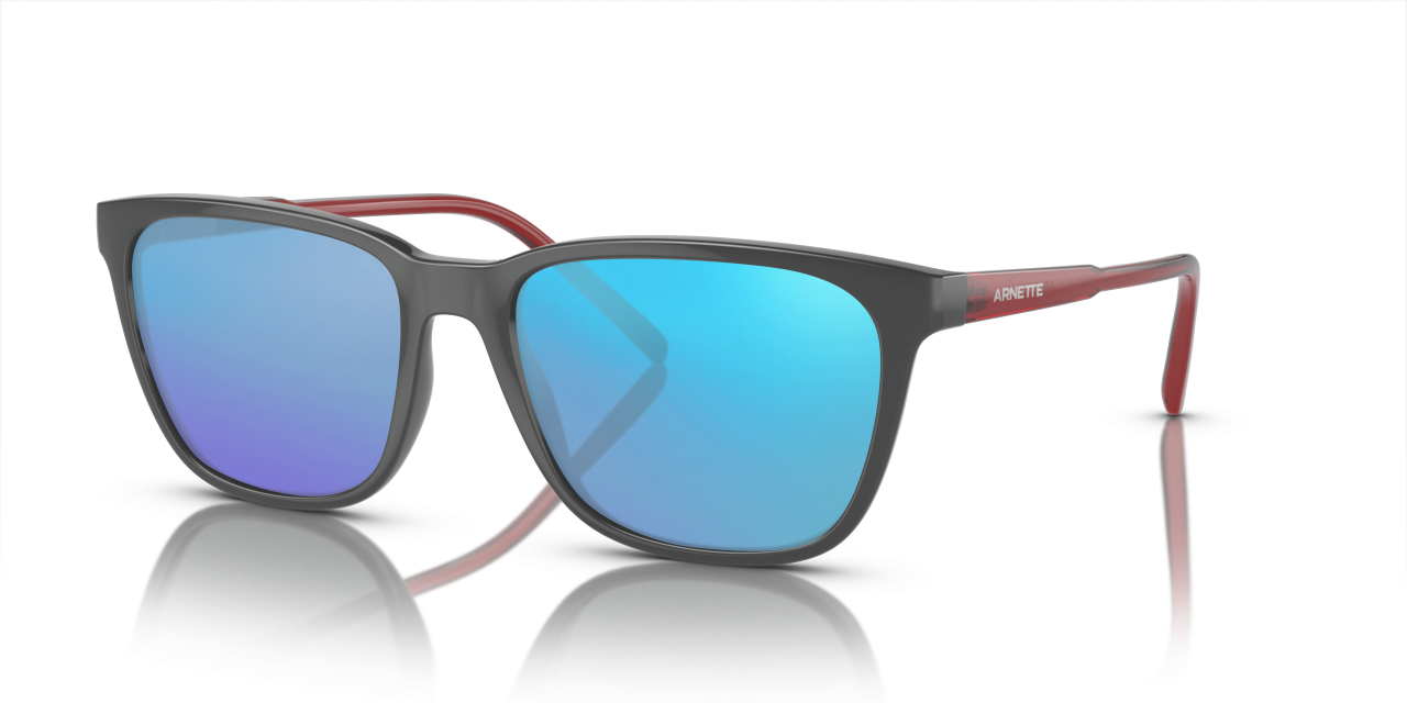 Dark Grey, Blue-Mirrored