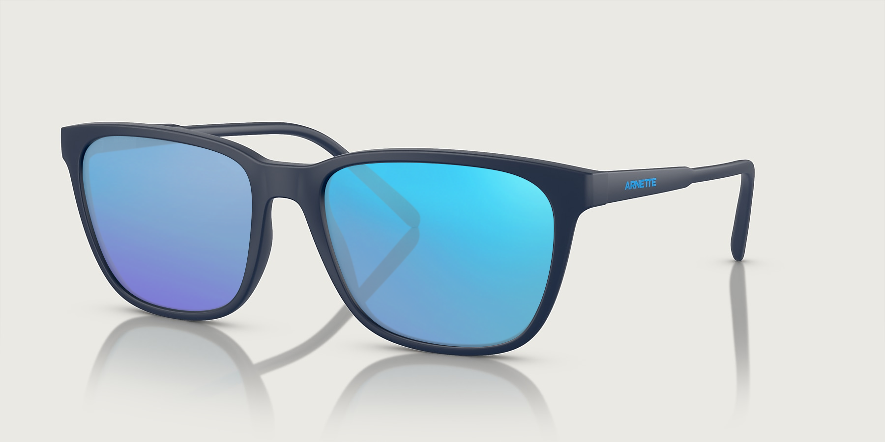 Matte Dark Blue, Blue-Mirrored