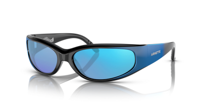 Black Gradiant Metal Blue, Blue-Mirrored