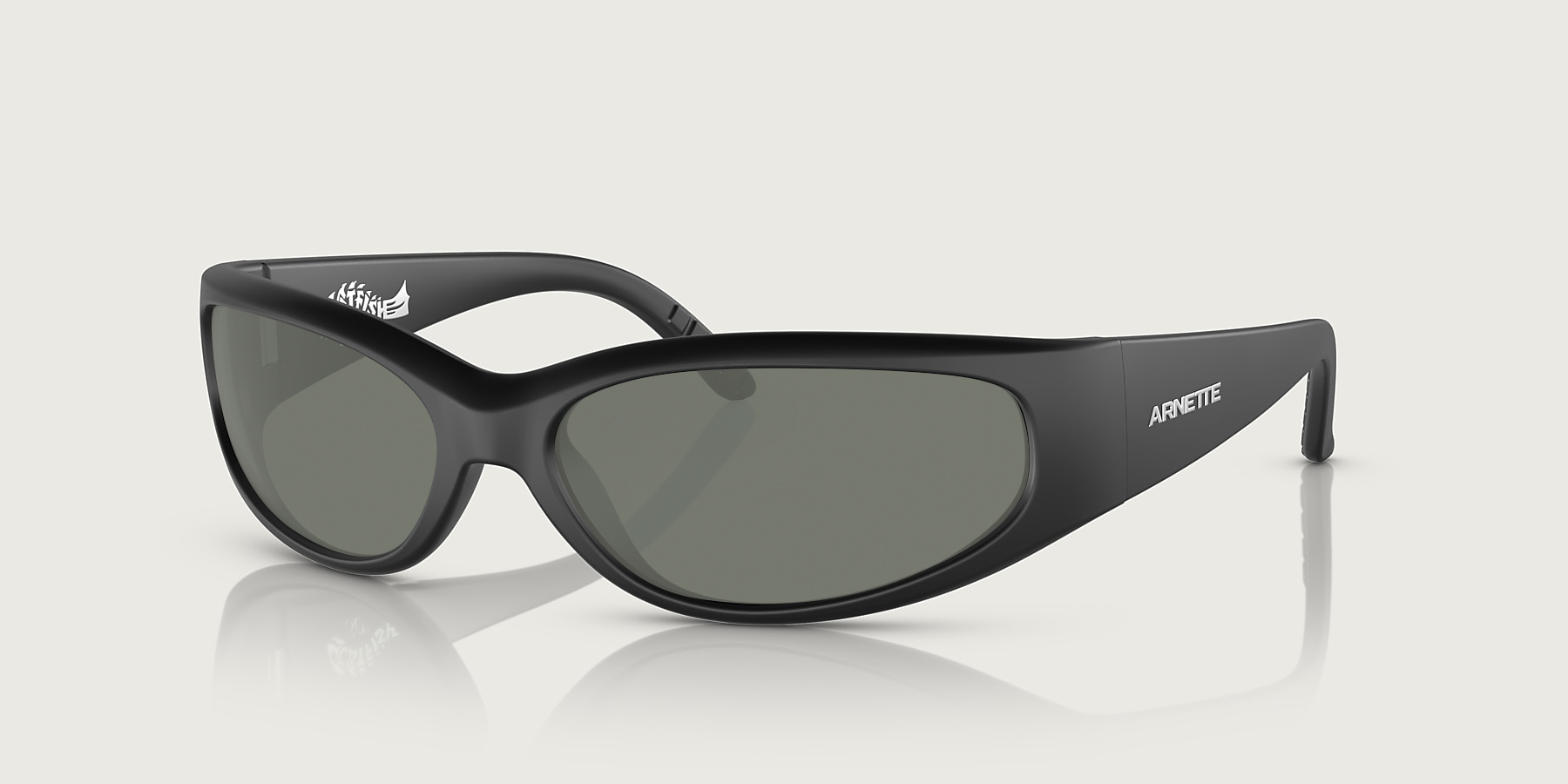 Matte Black, Green-Polarized