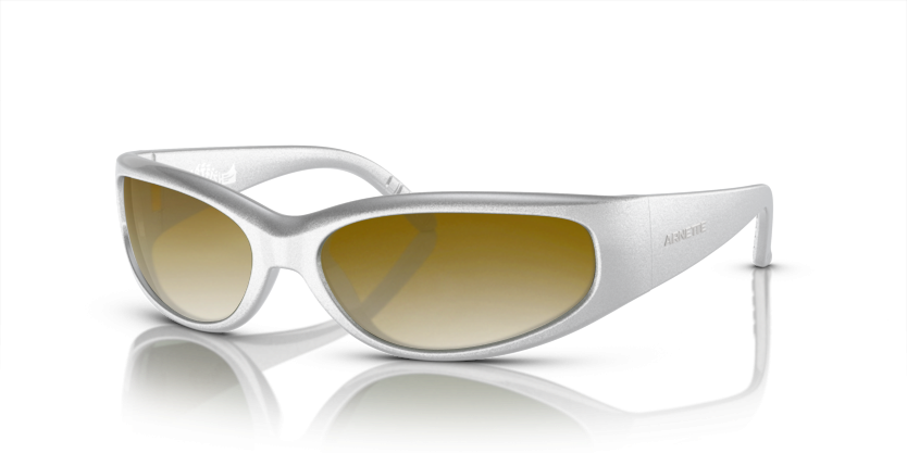 Metallic Silver, Brown Gradient