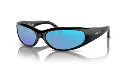 Recycled Black, Blue-Mirrored