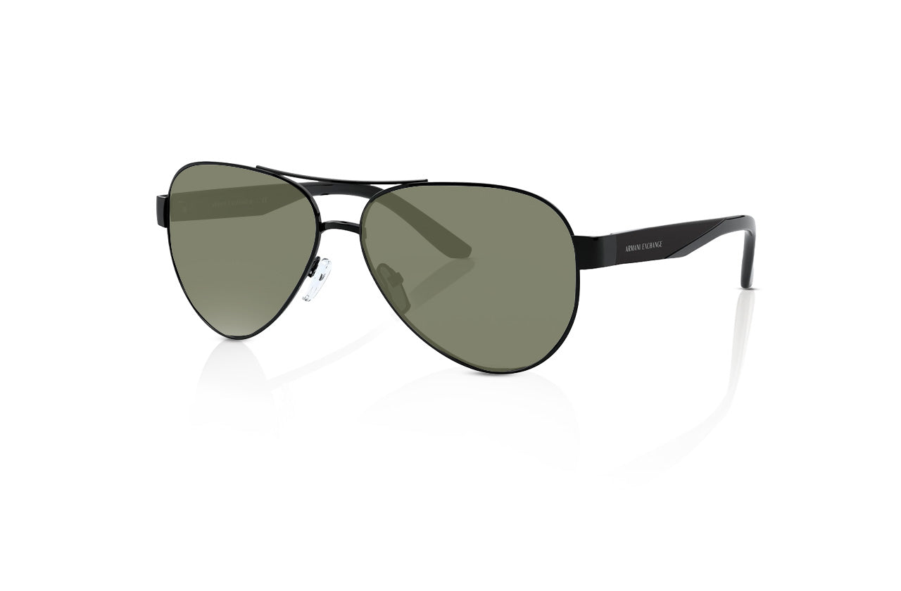 Shiny Black, Green-Polarized