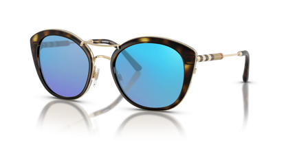 Dark Havana, Blue-Mirrored